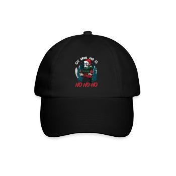 Hohoho crânes effrayants - Casquette classique - noir/noir - Devant