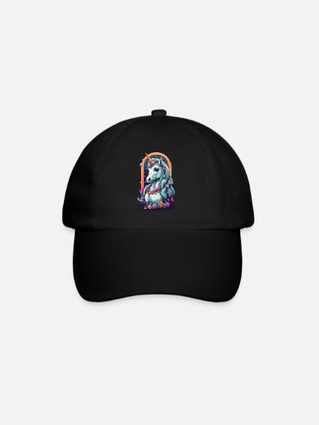 Licorne magique Pastel Fantasy Design - Casquette classique - noir/noir