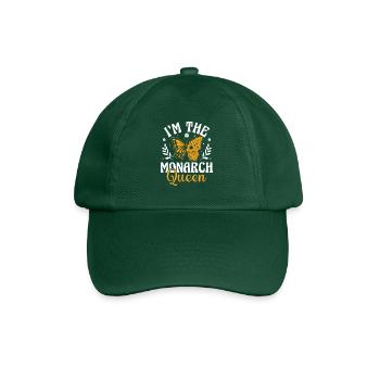 Monarch Queen - Monarchfalter Schmetterling - Baseballkappe - Flaschengrün - Vorne