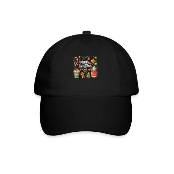 Joyeux Noël - Café de Noël pour femmes drôles - Casquette classique - noir/noir - Devant