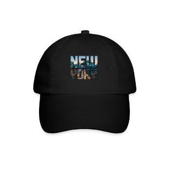 New York City NY NYC Souvenir cadeau - Casquette classique - noir/noir - Devant
