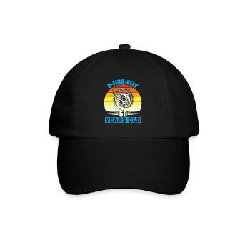 O-Fish-Ally 50 years old - Baseball Cap - black/black - Front