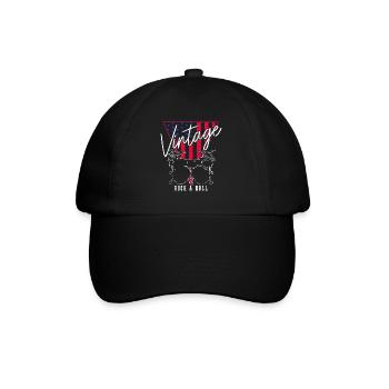 Drummer Drummer Gift Vintage - Baseball Cap - black/black - Front
