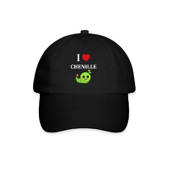 Chenilles insecte Amour petite chenille - Casquette classique - noir/noir - Devant
