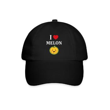Fruit Humour petit Melon - Casquette classique - noir/noir - Devant