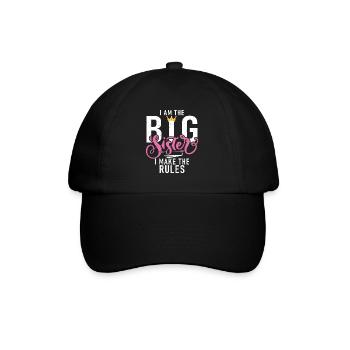 Big Sister Gift - Baseball Cap - black/black - Front