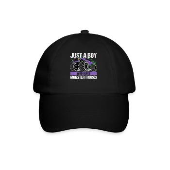 Cadeau Monster Truck Passion pour garçons - Casquette classique - noir/noir - Devant