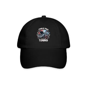 J'Peux Je Suis En Plein Tuning Cadeau Mécano - Casquette classique - noir/noir - Devant