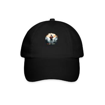 Appareil photo, Photographe de paysage, Photographe de nature - Casquette classique - noir/noir - Devant