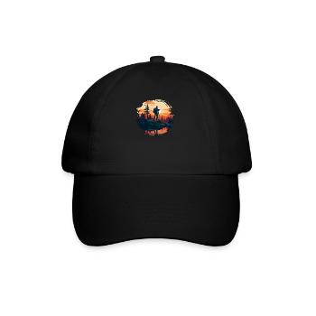 Photographe de paysage, Appareil photo, Photographe de nature - Casquette classique - noir/noir - Devant