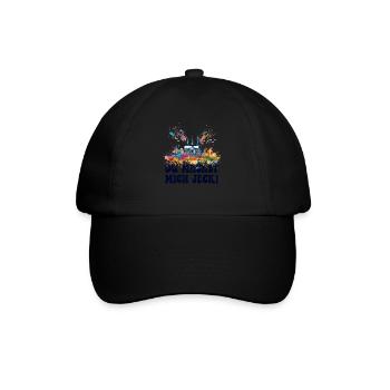 Cologne Kölle Carnival Gebützt Kölle Alaaf Jeck Party - Baseball Cap - black/black - Front
