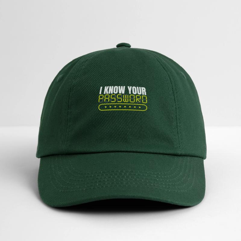 I Know Your Password Hack Programmer Baseball Cap