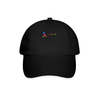 Funny Baseball - Baseball Cap - black/black - Front
