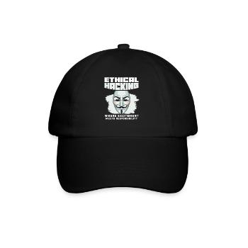 Analyste en piratage éthique Cybersécurité éthique - Casquette classique - noir/noir - Devant