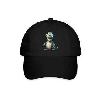 Not all dragons are extinct - Baseball Cap - black/black - Front