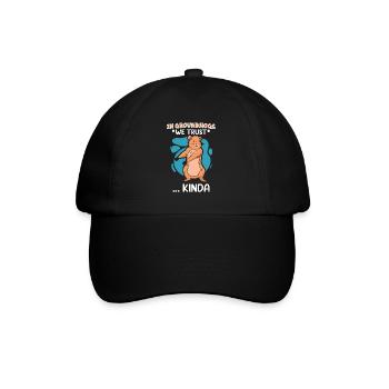 Groundhog Day Enthusiasts 2024, February 2 - Baseball Cap - black/black - Front