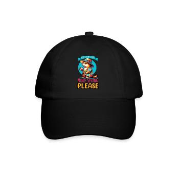 Groundhog Day Enthusiasts 2024, February 2 - Baseball Cap - black/black - Front