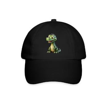 Why do dragons only exist in myths and legends? - Baseball Cap - black/black - Front