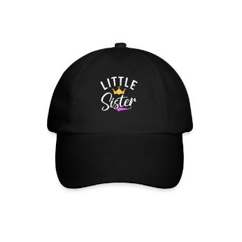 Little Sister Gifts - Baseballkappe - Schwarz/Schwarz - Vorne