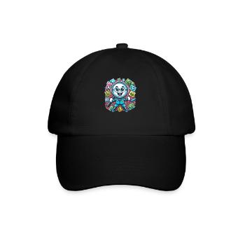 Philately Philatelist Stamp Collecting - Baseball Cap - black/black - Front