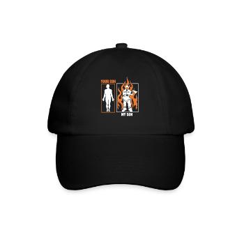 Firefighter My Son Is A Firefighter - Baseball Cap - black/black - Front