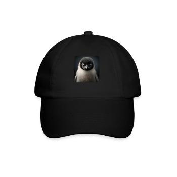 Penguins Realistic Penguin - Baseball Cap - black/black - Front
