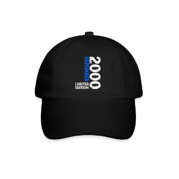 2000 décembre édition limitée 23e anniversaire décoration - Casquette classique - noir/noir - Devant