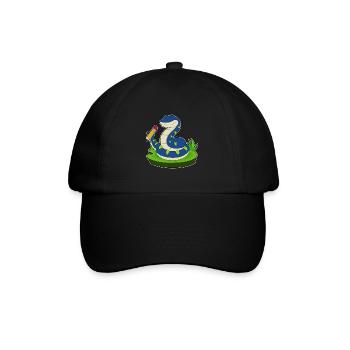 École de crayon Snake Student - Casquette classique - noir/noir - Devant