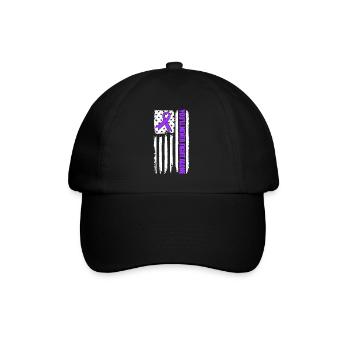 You will never fight alone to become conscious. - Baseball Cap - black/black - Front