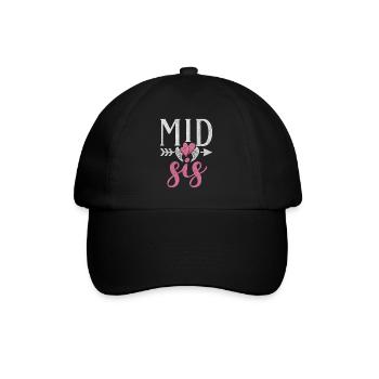 Middle Sister Gifts - Baseball Cap - black/black - Front