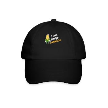 Je ressens avec toi la passion du maïs - Casquette classique - noir/noir - Devant