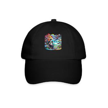 Speedrunning Video Game Player Gamer Gaming - Baseball Cap - black/black - Front