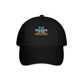 Grandpa Gifts - Baseballkappe - Schwarz/Schwarz - Vorne