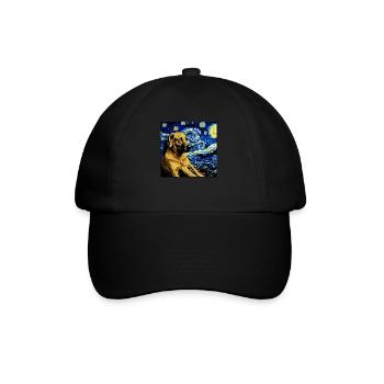 Deutscher Schäferhund Lustiger Hund Beliebtes - Baseballkappe - Schwarz/Schwarz - Vorne