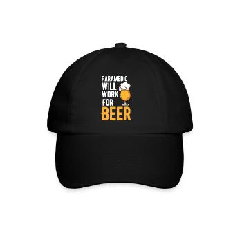Rettungssanitäter Wird Für Beer Boyfriend Medical - Baseballkappe - Schwarz/Schwarz - Vorne
