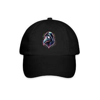 Spooky Halloween Horror Plague Doctor - Baseball Cap - black/black - Front