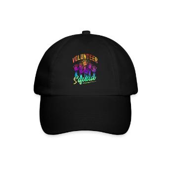Escouade de bénévoles - Casquette classique - noir/noir - Devant