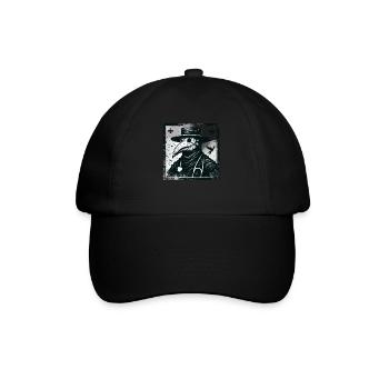 Spooky Halloween Horror Plague Doctor - Baseball Cap - black/black - Front