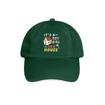 It's A New House - Baseballkappe - Flaschengrün - Vorne