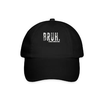 Bruh Formerly Known As Mom - Baseball Cap - black/black - Front