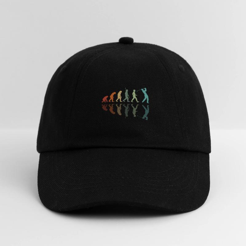 Golf Evolution - Golfer Evolution Baseball Cap