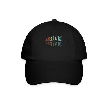 Évolution De Joueur De Harpe - Casquette classique - noir/noir - Devant