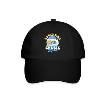 Argentina Cruise Squad Family Vacation Trip - Baseball Cap - black/black - Front