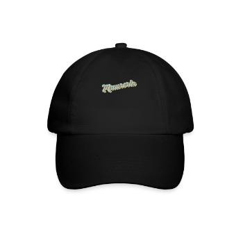 Maurer Abschluss-Geschenk Handwerker Maurerin - Baseballkappe - Schwarz/Schwarz - Vorne
