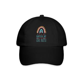 Infirmière spécialisée dans le travail et l’accouchement - Casquette classique - noir/noir - Devant