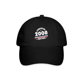 Unique depuis 2008 Edition Anniversaire Millésime 2008 - Casquette classique - noir/noir - Devant