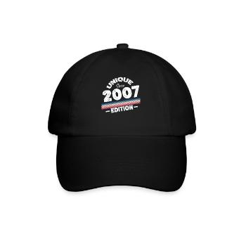 Unique depuis 2007 Edition Anniversaire Millésime 2007 - Casquette classique - noir/noir - Devant