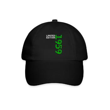 1959 Limited Edition 64th Birthday Gift Fun - Baseball Cap - black/black - Front