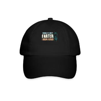 Le meilleur pète du monde, je veux dire mon père - Casquette classique - noir/noir - Devant