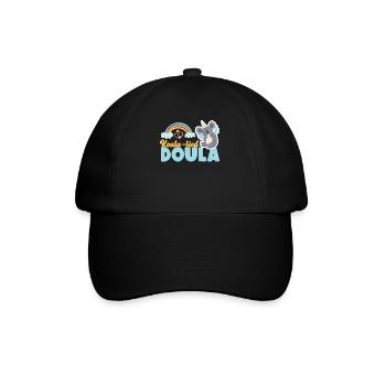 Doula Birth Worker Koala - Baseball Cap - black/black - Front
